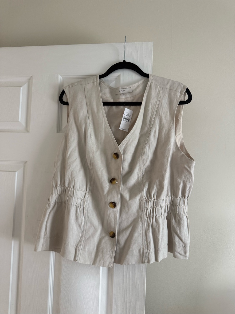 LOFT Cream Vest Top